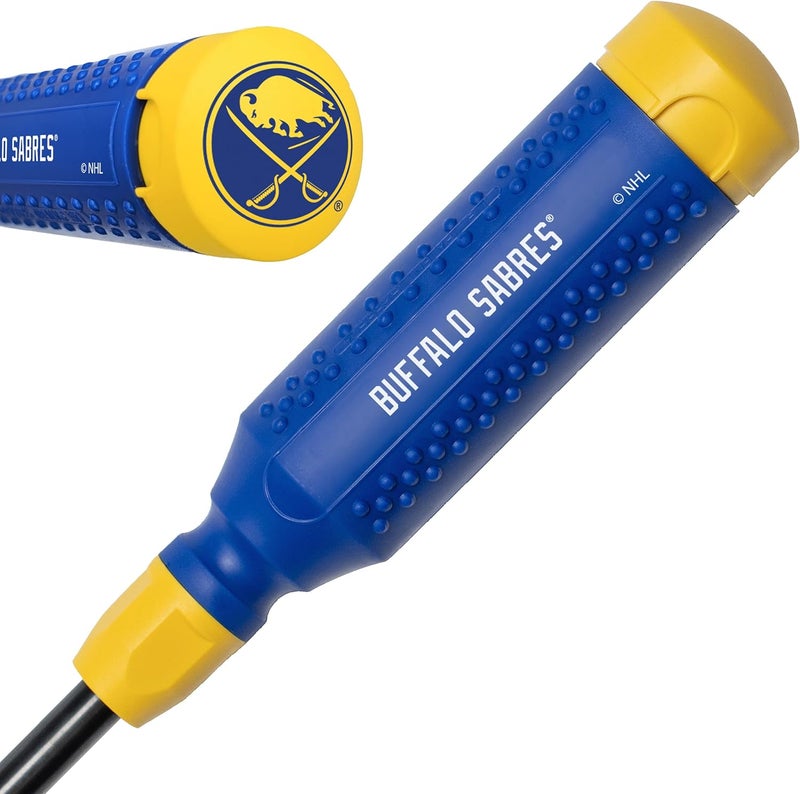 Megapro ® NHL® Team Edition Multi-bit Screwdriver | Officially Licensed NHL® Gear | Durable, Ergonomic, Pro-Grade Screwdriver (Buffalo Sabres®) - Image 1